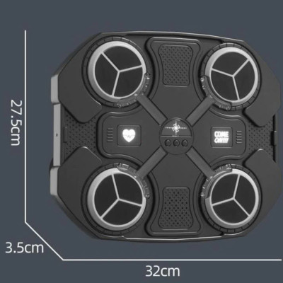Máy Tập Boxing Theo Nhạc Gắn Tường Cho Bé - Máy Tập Đấm Bốc Tại Nhà, Đèn LED Theo Nhịp