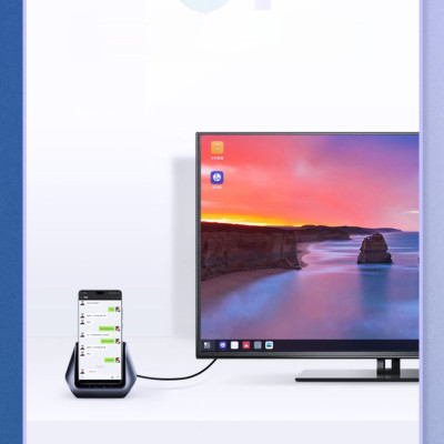 Hub USB-C đa năng mở rộng sang 3 cổng USB 3.0 và cổng HDMI kiêm chức năng giá đỡ, cốc sạc cho điện thoại thông minh UGREEN CM181 50515 - Hàng Chính Hãng