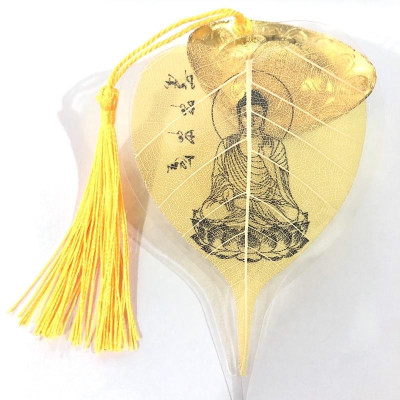 Lá Bồ Đề Tâm Phật, Được Chế Tác Từ Lá Bồ Đề Thật, Mang Lại May Mắn Bình An