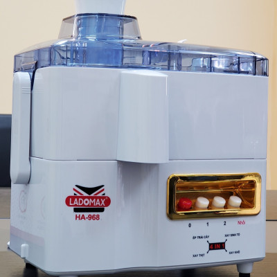 Máy xay ép đa năng 4 in 1 Ladomax HA-968 công suất 650W gồm 4 cối ép xay sinh tố, xay tiêu, xay cháo-Hàng chính hãng
