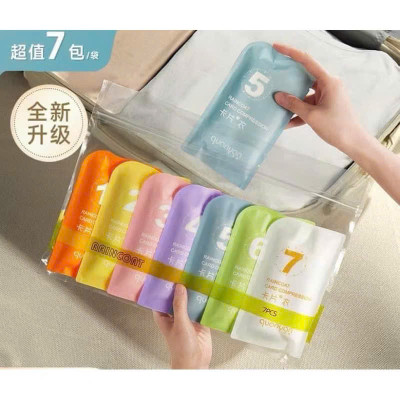 Set 7 Áo Mưa Nén Dùng 1 Lần Cho Bé & Người Lớn – Mỏng Nhẹ, Giao Màu Ngẫu Nhiên - HÀNG CHÍNH HÃNG MINIIN