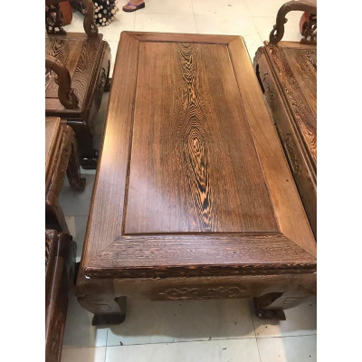 Bộ Bàn Ghế Gỗ Mun Đuôi Công Quốc Đào Tay 12