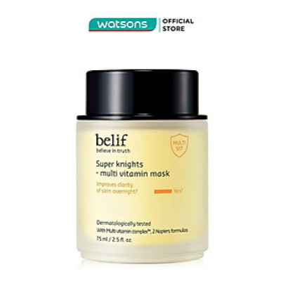 Mặt Nạ Ngủ Belif Dưỡng Sáng Da Super Knights - Multi Vitamin Mask 75ml