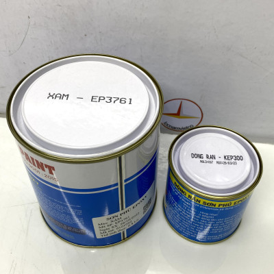Sơn epoxy Hải Âu màu xám EP761 1L/Bộ