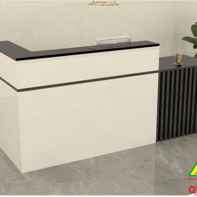 QUẦY LỄ TÂN, QUẦY TIẾP TÂN, QUẦY TÍNH TIỀN, QUẦY THU NGÂN QTT411 - Nội thất lắp ráp Viễn Đông Adv