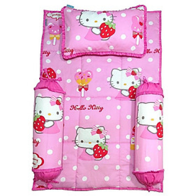 Bộ 4 món ga gối Sleep Baby Sweet Kitty - F185