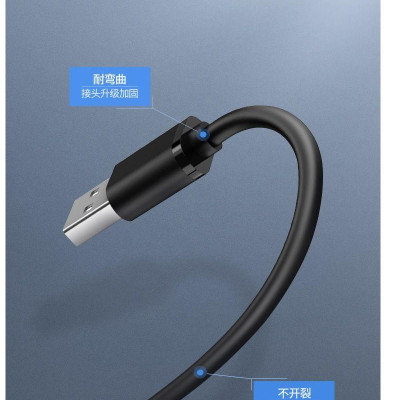 Ugreen UG20295CR106TK 1.5M Màu Đen Bộ chia Hub USB 2.0 sang 4 cổng USB 2.0 có đèn LED, có cổng cấp nguồn Micro USB 5V - HÀNG CHÍNH HÃNG