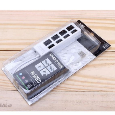  Thiết bị chia cổng USB 4 cổng có công tắc - HÀNG CHÍNH HÃNG