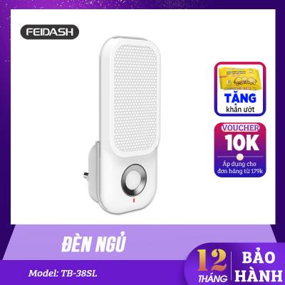 Đèn Ngủ Cảm Ứng Thông Minh Sử Dụng Pin Sạc FEIDASH TB-38SL - Cảm Ứng Nhạy Bén Khi Có Chuyển Động - Chiếu Sáng Đa Chức Năng, Có Thể Cầm Tay Sử Dụng Như Đèn Pin - Sạc Bằng Cáp Sạc USB-C Và Sạc Không Dây Qua Đốc Sạc Adapter