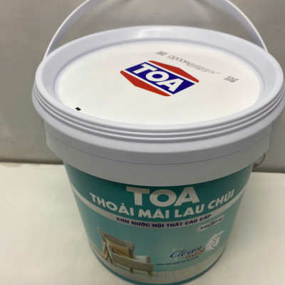 Sơn nước Toa thoải mái lau chùi siêu bóng màu xanh ngọc 7508 _5L