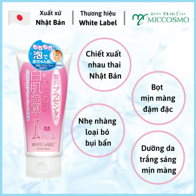 [DƯỠNG TRẮNG CHUYÊN SÂU] Combo Bộ 5 Dưỡng Da Trắng Mịn Nhau Thai Nhật Bản MICCOSMO White Label (Sữa Rửa Mặt, Nước Hoa Hồng, Kem Dưỡng, Sữa Dưỡng, Mặt Nạ - CB04)