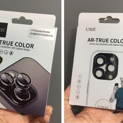 [ 14 pro ; 14Pro Max ] Cụm cường lực Dán camera cho iP 14 series 2022 thương hiệu URR 3D PVD AR _ Hàng chính hãng
