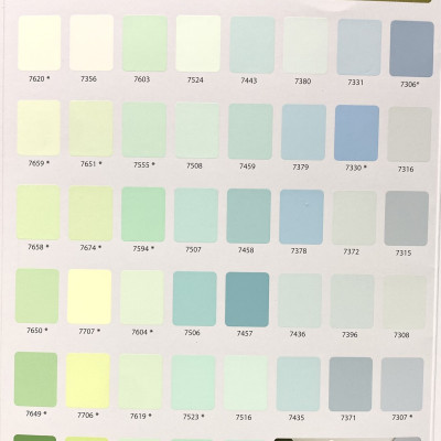 Sơn nước ngoại thất cao cấp TOA 4 Seasons Satin Glo siêu bóng màu xanh 7506 _ 18L