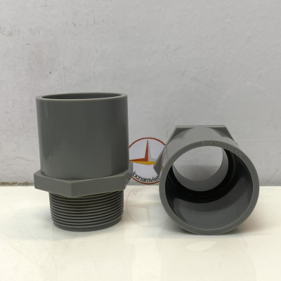 Nối ren ngoài PVC phi 60 Bình Minh