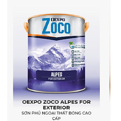 OEXPO ZOCO ALPES FOR EXTERIOR – SƠN PHỦ NGOẠI THẤT BÓNG CAO CẤP- OZ80086