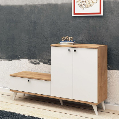 Tủ giày gỗ MDF thiết kế đẹp SMLIFE Runati