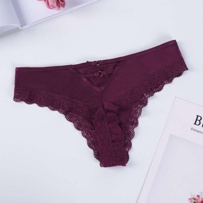 Quần Lót Nữ Lọt Khe Thun Lạnh Viền Ren Vicky 1206 – Mỏng Mịn, Không Lộ Viền