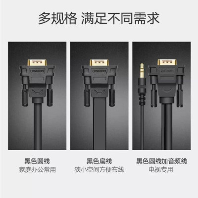 Ugreen UG11635VG101TK 20M màu Đen Cáp tín hiệu 2 đầu VGA - HÀNG CHÍNH HÃNG