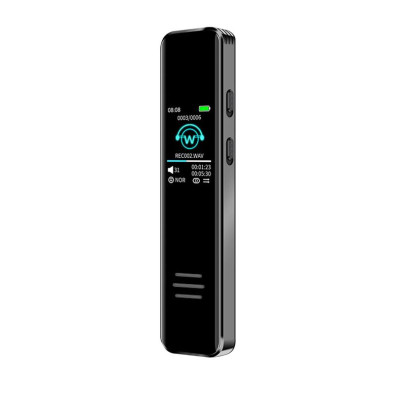 ROGZ - Máy Ghi Âm Chuyên Nghiệp 299IPS Ghi âm định dạng lossless Chống ồn chủ động Bộ nhớ 8Gb Màn gương 5D sắc nét Tự động lưu trữ Bảo mật tệp tin Hỗ trợ học tiếng Anh hiệu quả - Hàng Chính Hãng