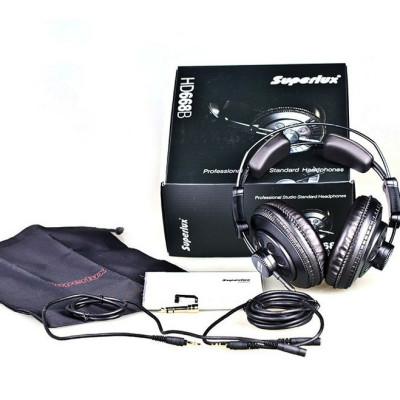 SOAIY Tai Nghe Kiểm Âm Superlux HD668B Cao Cấp - Hàng Nhập Khẩu