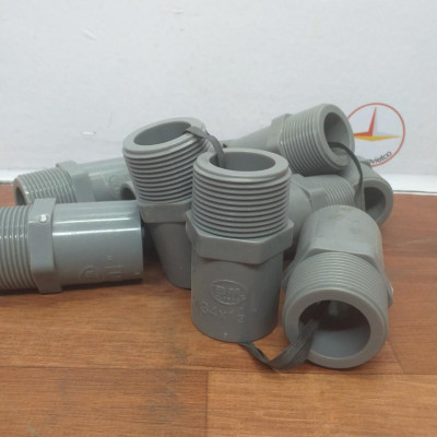 Nối ren ngoài 42 ống 34 nhựa Bình Minh ( 5 cái )