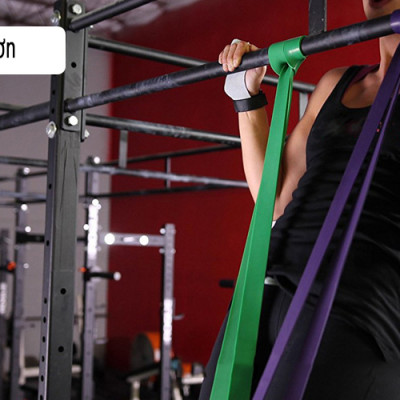 Dây kháng lực tập gym cao su tự nhiên, mức lực kéo phân theo từng màu, tiện lợi mang theo bất cứ đâu, Dây kháng lực Power Band đa năng, hỗ trợ luyện tập thể dục, tiện lợi tại nhà, văn phòng - Chính hãng dododios