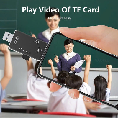 XOA 2S Đầu đọc thẻ nhớ SD, TF chân Type C, USB 3.0 Micro USB / U / Type C / TF / SD Cho Điện Thoại / Laptop - Hàng Nhập Khẩu