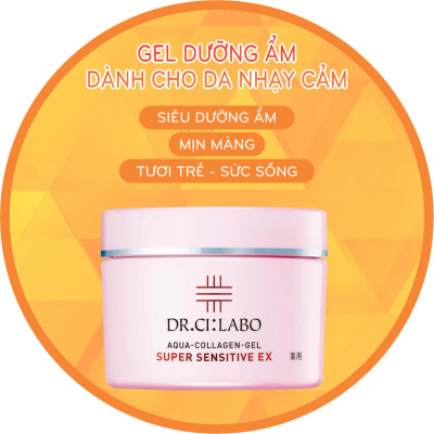 Gel Dưỡng Ẩm Dành Cho Da Nhạy Cảm Dr.Ci:Labo Aqua-Collagen-Gel Super Sensitive Ex (50 G)