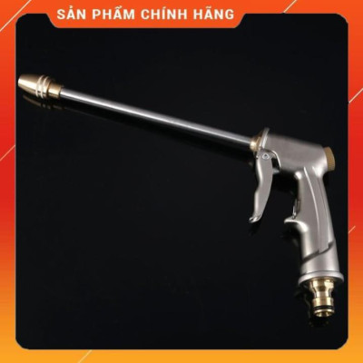 ️ Bộ dây vòi xịt nước rửa xe, tưới cây , tăng áp 3 lần, loại 7m, 10m 206701-2 đầu đồng, cút, nối đen