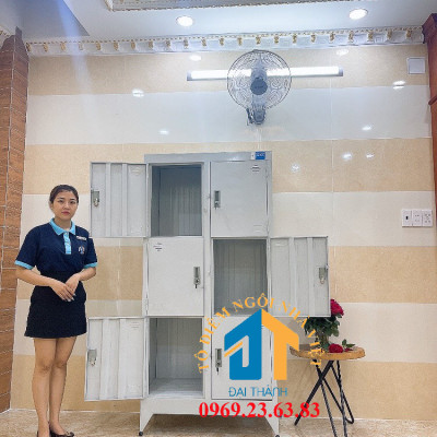 Tủ hồ sơ văn phòng 6 cửa tĩnh điện giá rẻ Đại Thành