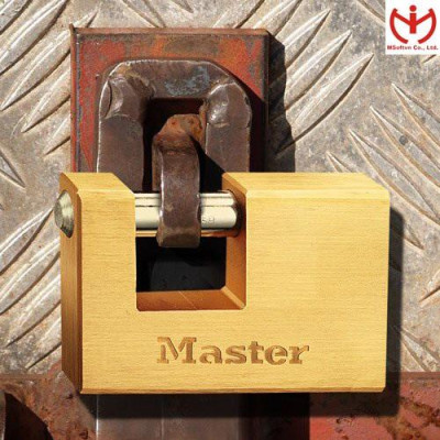 Khóa cầu ngang Master Lock 608 EURD thân đồng rộng 85mm - MSOFT