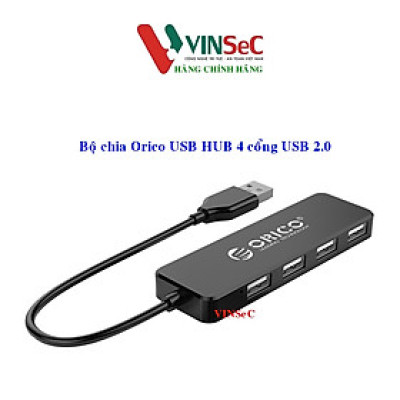 Bộ chia / Hub 4 cổng USB 2.0 Orico FL01 - Hàng Chính Hãng
