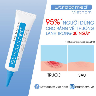 Stratamed 5g - Gel Silicon bảo vệ và làm lành vết thương hở
