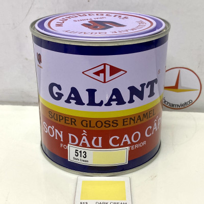 Sơn dầu Galant màu vàng Dark Cream 513 _ 0.8L