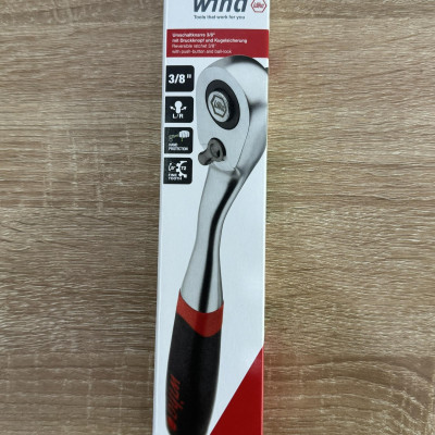 Tay vặn xiết lực 3/8 inch tự động bánh cóc 175mm Wiha 45625 (72 răng)