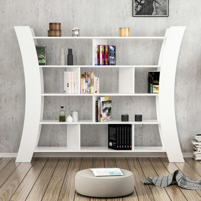 Giá sách gỗ công nghiệp trang trí đẹp SMLIFE Blackstone