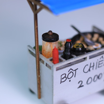 MÔ HÌNH SÀI GÒN XƯA - XE BỘT CHIÊN - HR14