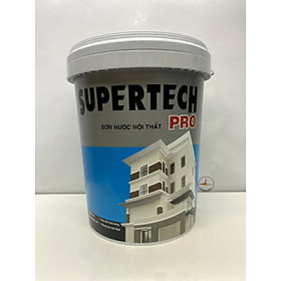 Sơn Nước Toa Supertech nội thất màu xanh da trời 7411_18L