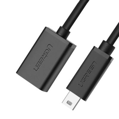 Cáp Mini USB 2.0 OTG 20Cm cắm cổng USB của xe hơi Ugreen 10383 - hàng chính hãng