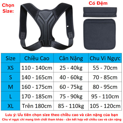 Đai Chống Gù Lưng Người Lớn Nam Nữ miDoctor mi02 đủ size cho người từ 25-100kg (Chính Hãng)