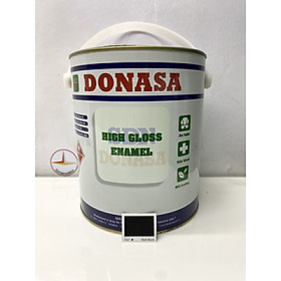 Sơn dầu Đồng Nai Donasa màu đen mờ 1027 2.8kg _ DLF 1027