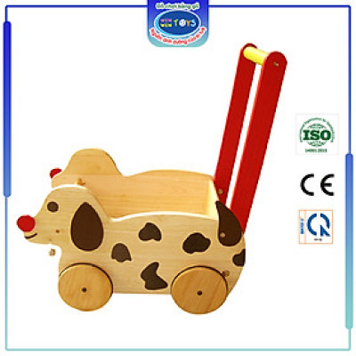 Đồ chơi gỗ Winwintoys - Xe chó chở đồ chơi 62012K
