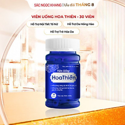 Viên Uống Hoa Thiên Hộp 30 Viên Giúp Đẹp Da Cân Bằng Nội Tiết Tố Cải Thiện Sinh Lý Nữ