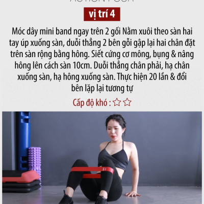 BG Bộ 5 dây đàn hồi tập gym tập yoga,Dây đàn hồi mini band,dây đàn hồi kháng lực cao cấp, dây đàn hồi tập thể dục (hàng nhập khẩu)