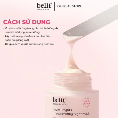 Mặt Nạ Ngủ Tái Sinh Và Chống Lão Hóa Belif Regenerating Mask 75ml