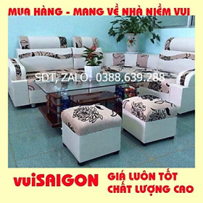 Ghế sofa nệm mút bền đẹp hiện đại sang trọng phù hợp mọi gia đình Việt l giá tốt bảo hành 3 năm