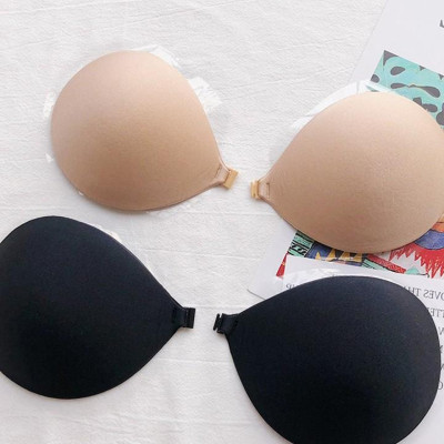 Áo dán nâng ngực khóa cài trước màu da hoặc đen 01