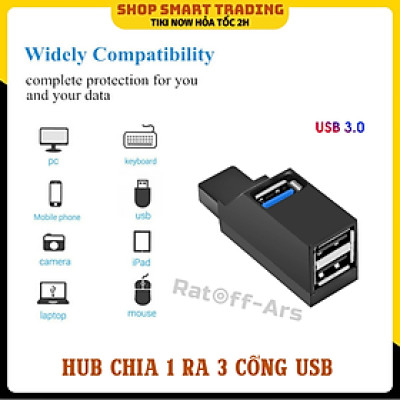 Hub chia 1 ra 3 cổng USB - Hàng nhập khẩu