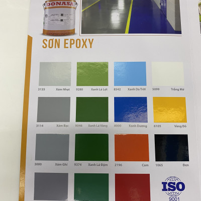 Sơn sàn bê tông Donasa /Floor coating Paint màu xanh bạc hà DEF 9375 15L
