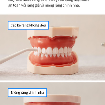 Bộ 4 đầu tăm nước thay thế LocknLock ENR146WHT_RB, Hàng chính hãng, dùng cho máy tăm nước ENR146WHT - JoyMall